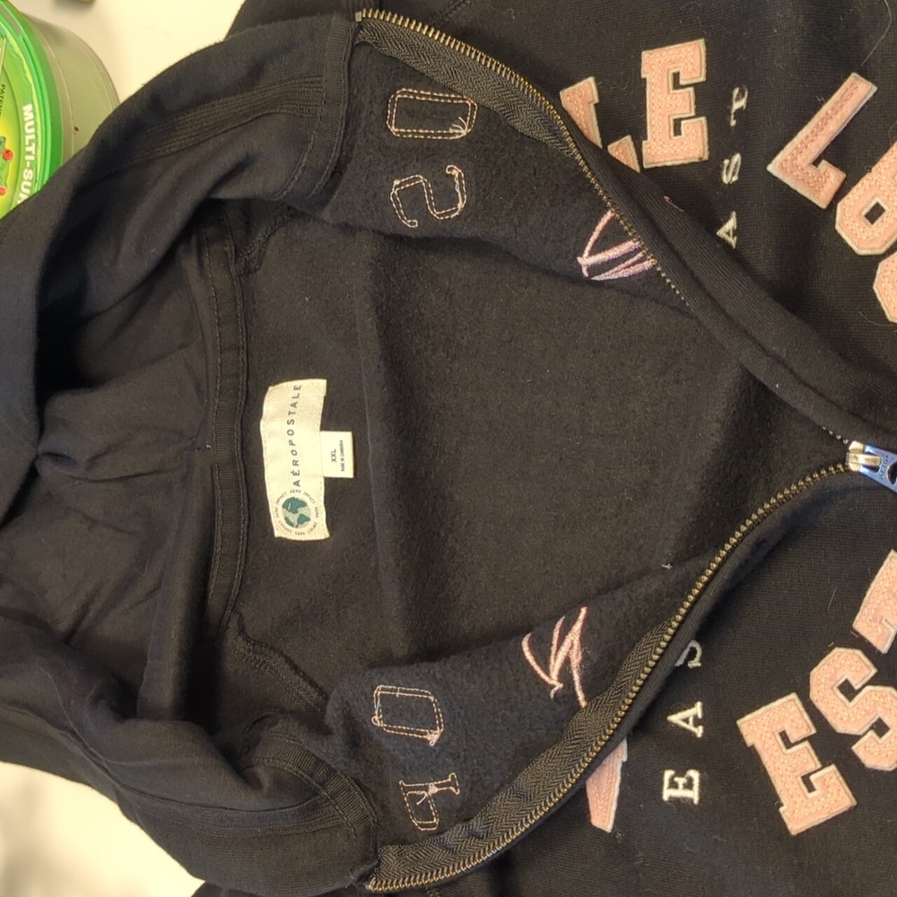 Brand New Without Tags Aeropostale Extra Extra Large Zip Up Hoodie - Picture 3 of 3